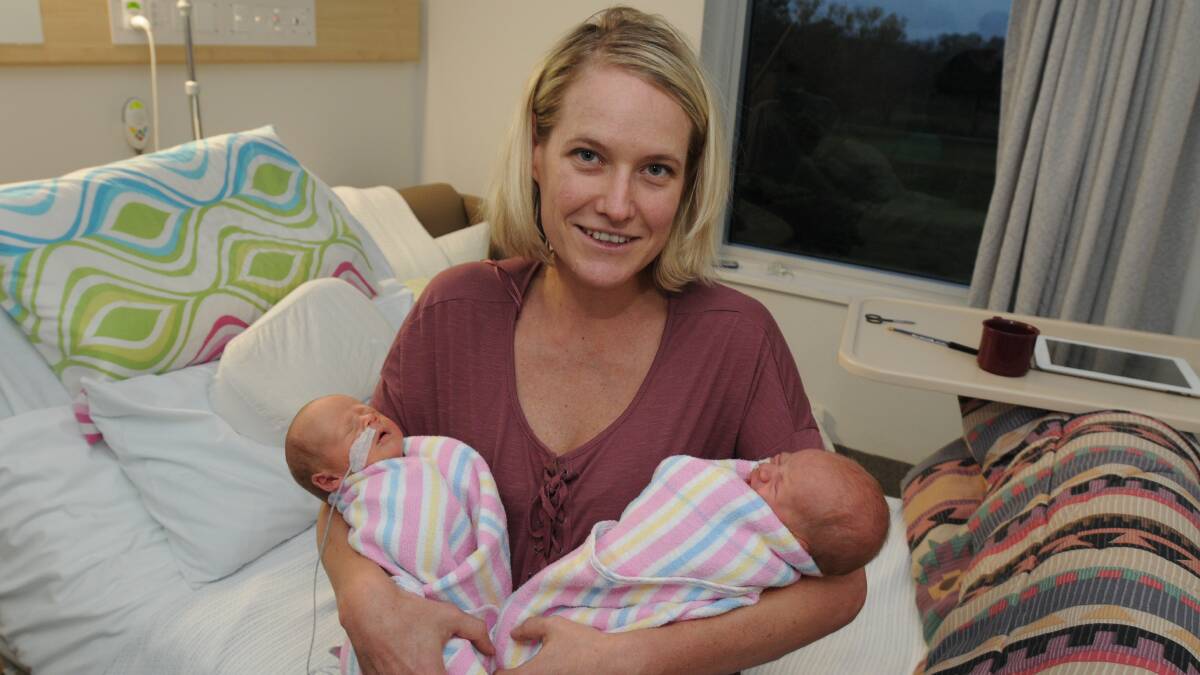 THEN: Danielle Kinsela stayed at Ronald McDonald House in 2016 while her premature twins Archie and Banjo were in the special care nursery.