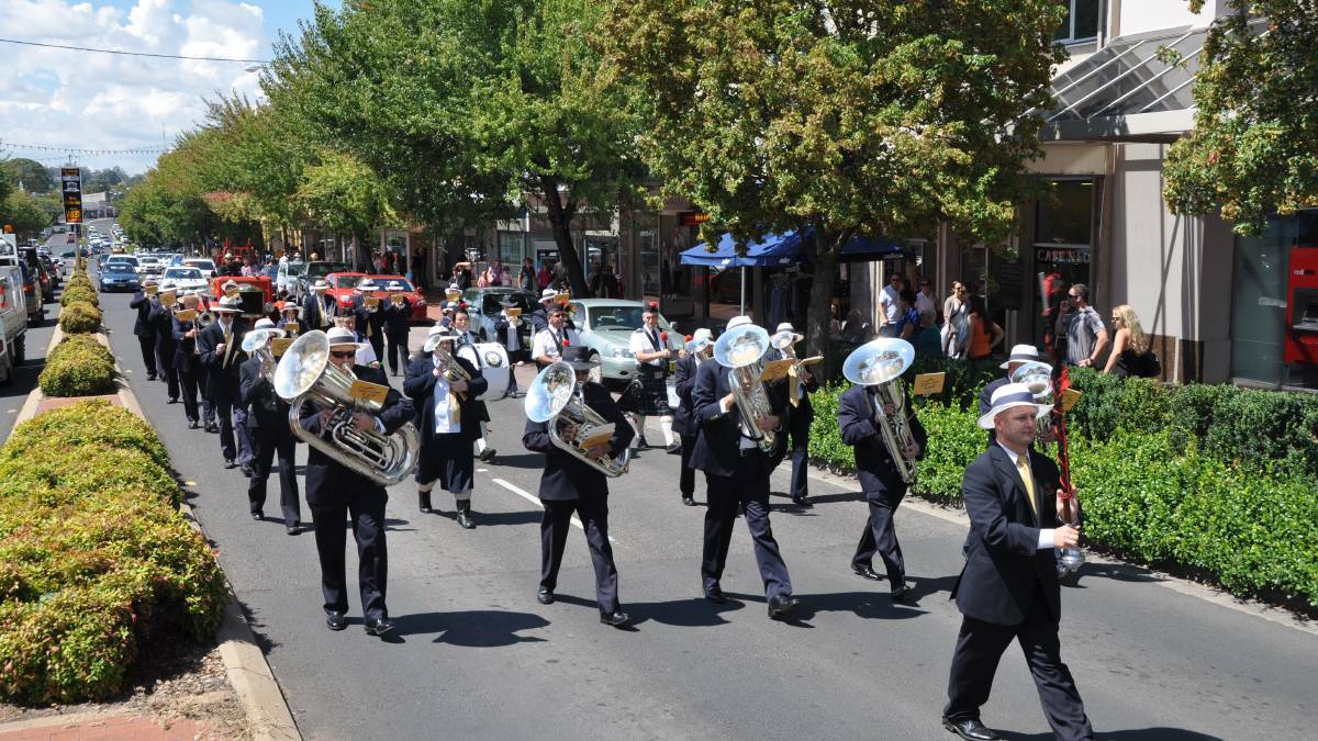 MARCHING BAND: The 2017 march makes its way down Summer Street. Photo: JUDE KEOGH. 