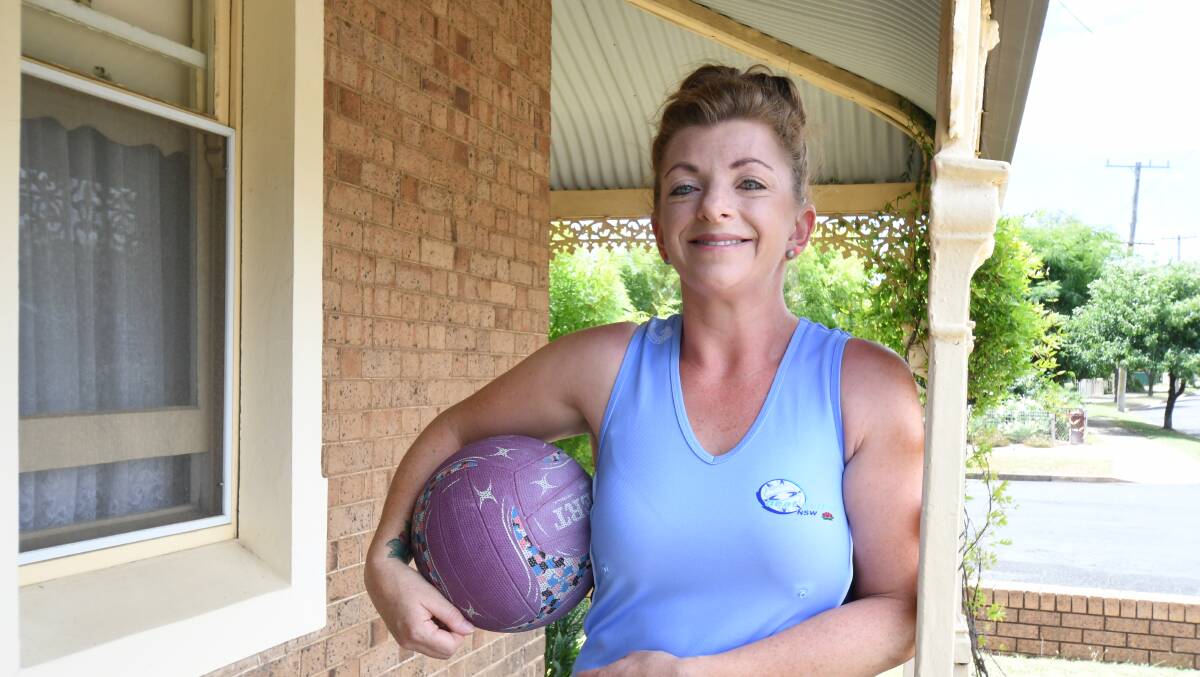 READY FOR IT: Lauren Clancy is heading to the Australian Deaf Games in Albury. Photo: JUDE KEOGH 0112jknetball1