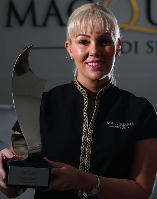 AWARD WINNING SPA: Karla McDiarmid, owner of Macquarie Medi Spa, which has again been named as the best of the best in the industry.