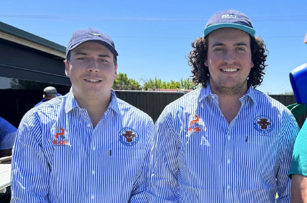 Ryan Banks and Jackson Gersbach will lead the Molong Bulls first grade side in 2024. Picture supplie
