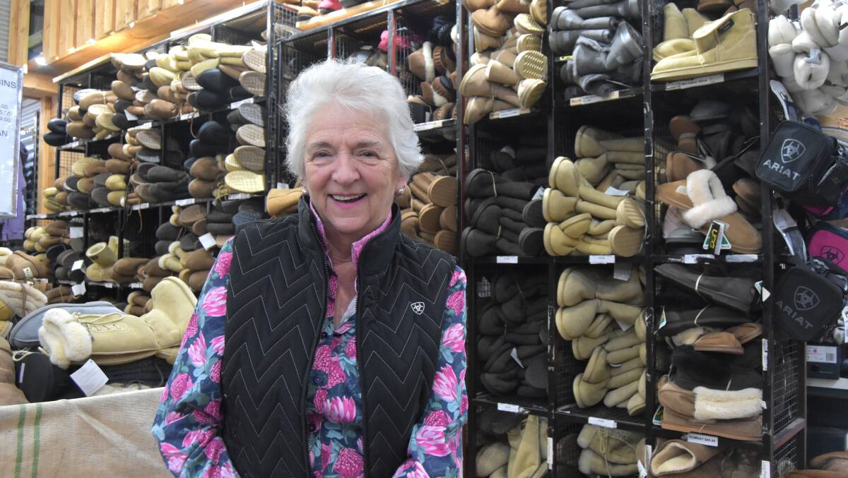 When Dianne Gee first bought the Lucknow Skin Shop and Boot Barn, ugg boots were a major selling point. Picture by Riley Krause