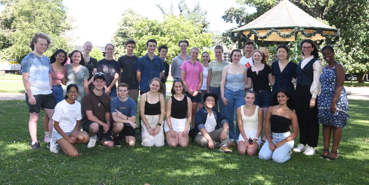 Some of the Orange students who recorded a Band 6 result in their 2023 HSC. Picture by Carla Freedman