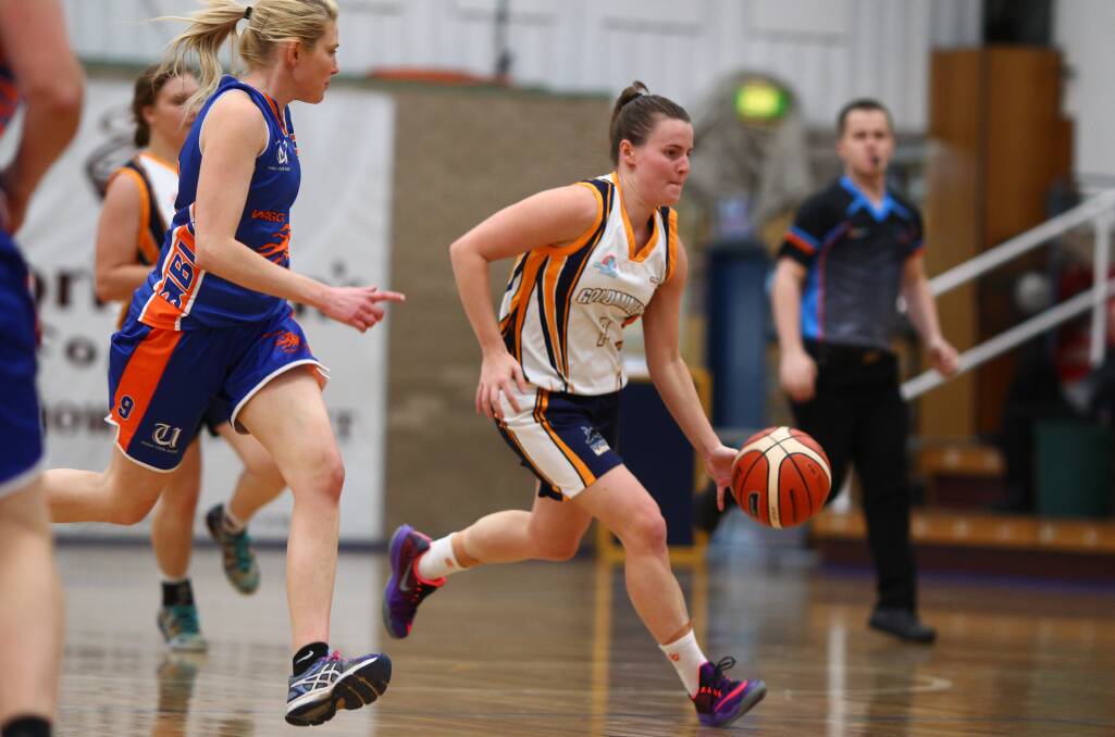 CLOSE ONE: Bronte Emanuel and a short-staffed Bathurst Goldminers side went down by three points to the Shoalhaven Tigers on Saturday. Photo: CHRIS SEABROOK
