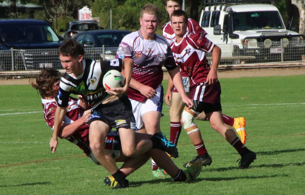 The Blayney under 18s, pictured in action against Cowra earlier this season, are part of the crossover games. Picture supplied