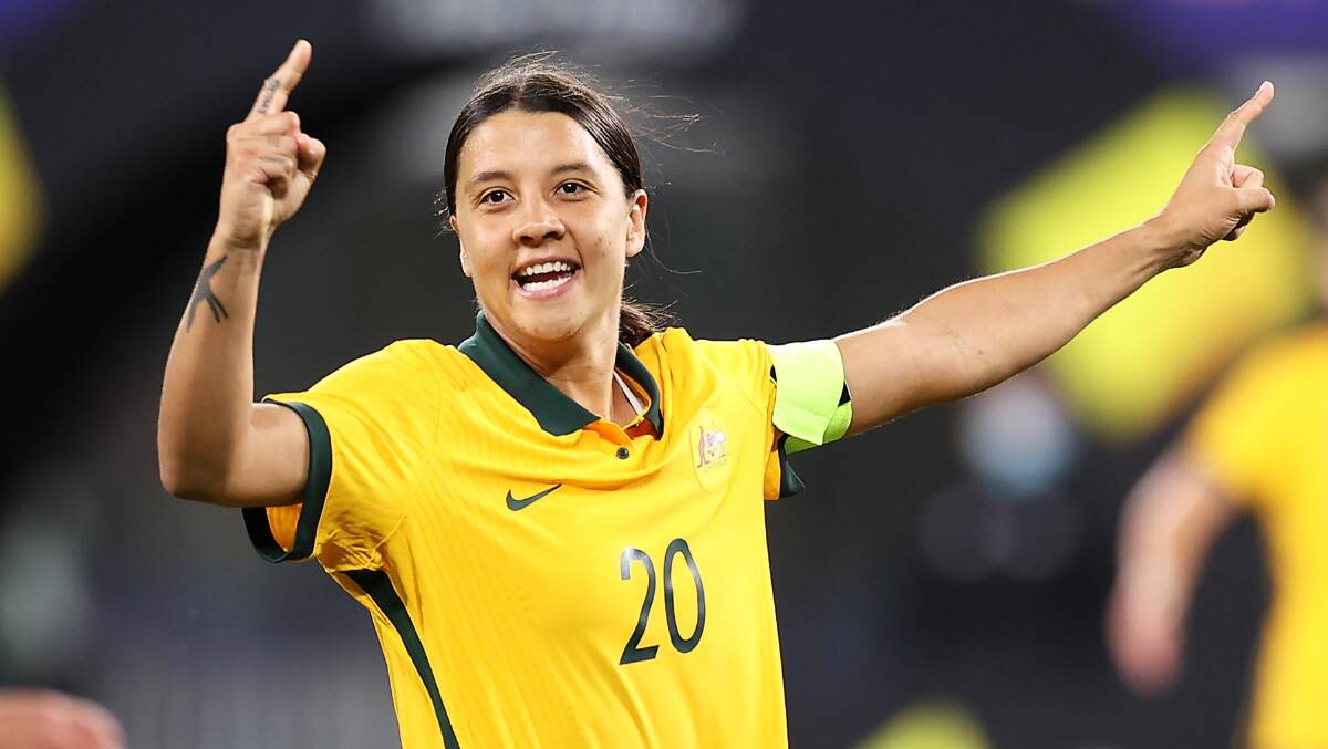 Dubbo junior Ash Sykes has heaped praise on fellow attacking talent Sam Kerr (pictured). Picture by Mark Kolbe/Getty Images