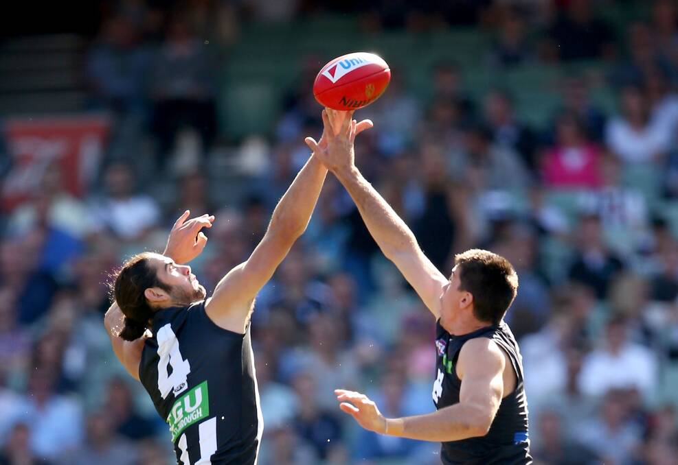 Carlton Blues defeated the Collingwood Magpies 99-84 in their Round 7 AFL match at Melbourne Cricket Ground on May 7. Photos: Scott Barbour/Getty Images