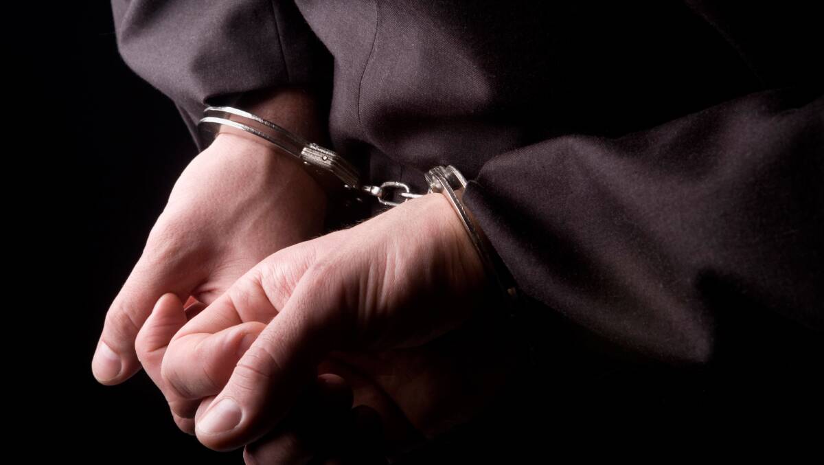 A photo of handcuffs. Picture is from file