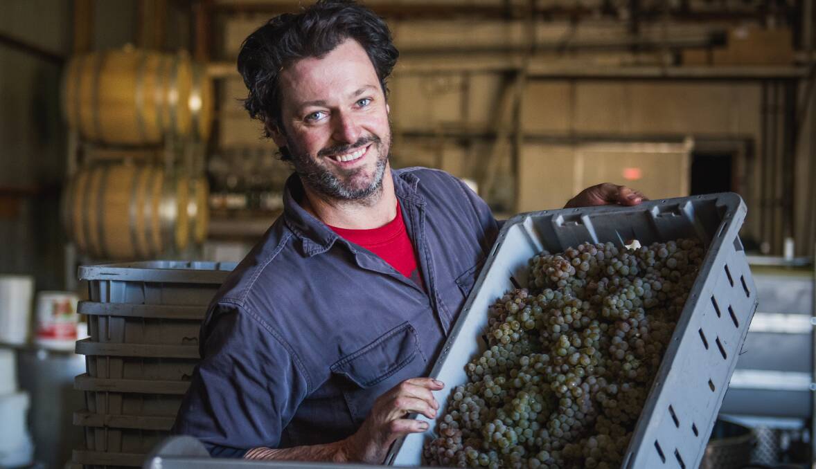 WINE GUN: William Rickard-Bell was among the seven winemakers from NSW/ACT named in the top 50 winemakers in Australia list. Photo: supplied.
