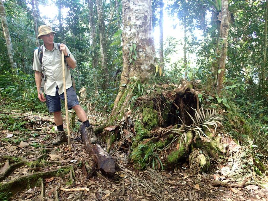 KOKODA: The 96 kilometres of rugged track passes through tropical rainforest. 