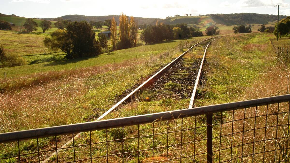 POTENTIAL: "A group wants to open the 58-kilometre section of closed railway line corridor between Molong and Yeoval for a rail trail" - Denis Gregory.