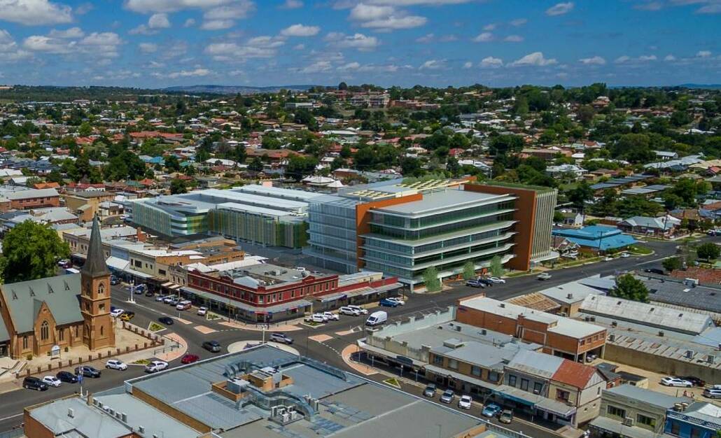 An artist's impression of what the proposed Bathurst Integrated Medical Centre would look like if built at the chosen site in Howick Street. Picture supplied