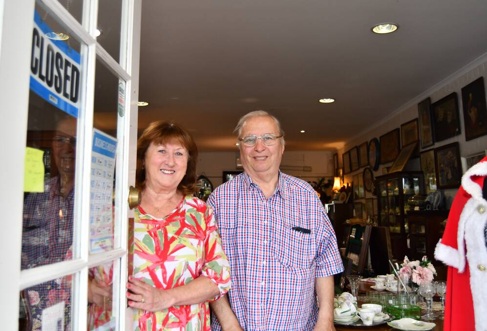 Judy and Martin King will close Kings Antiques in the coming months. Picture by Rachel Chamberlain 