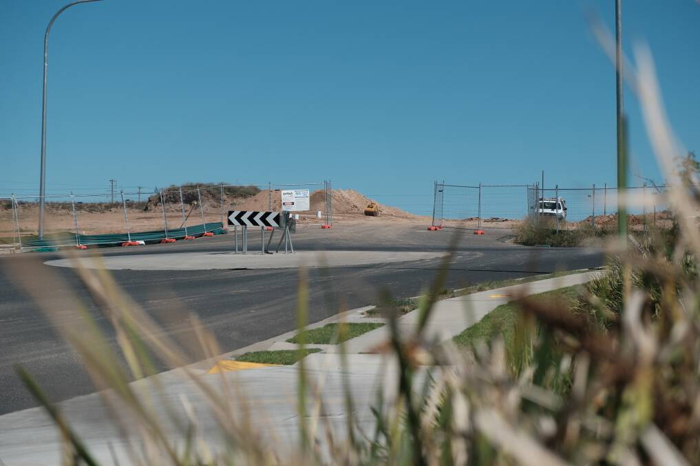 Looking towards where the new Harvey Norman store is proposed to be built in The Gateway. Picture by James Arrow