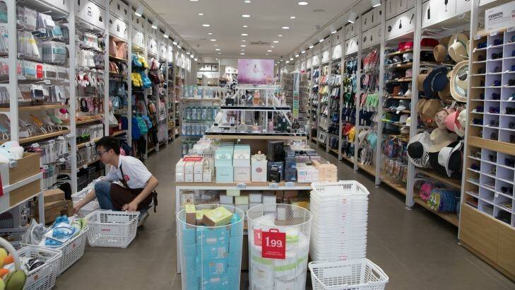 Miniso sells fashion, cosmetics, accessories, homewares and in overseas stores, a selection of food. Photo: Edwina Pickles