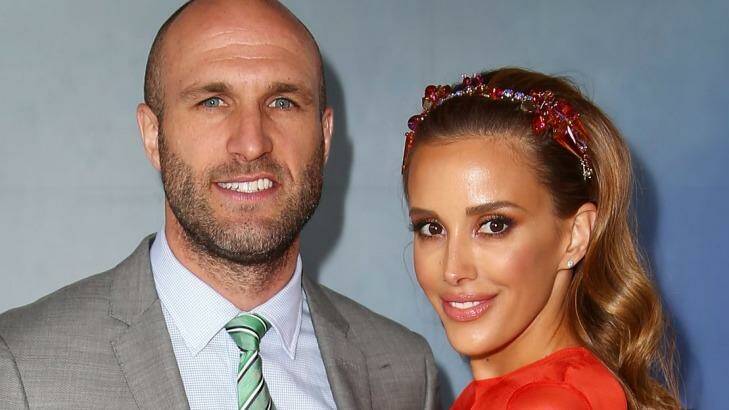 Rebecca Judd and Chris Judd will soon be parents to four children all under the age of five. Photo: Scott Barbour