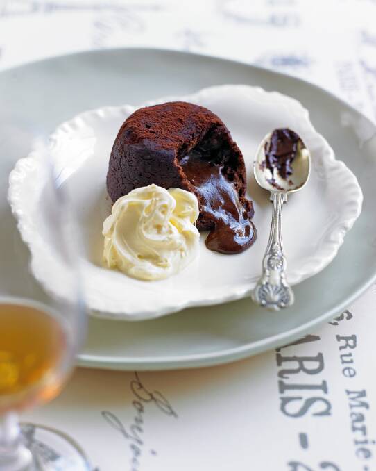 Chocolate fondant puddings <a href="http://www.goodfood.com.au/good-food/cook/recipe/chocolate-fondant-puddings-20130725-2qlgo.html"><b>(recipe here).</b></a>