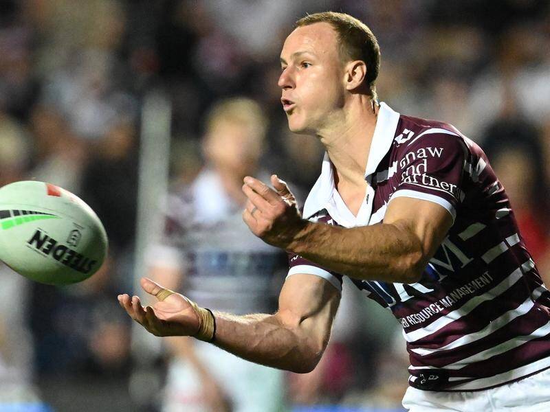 Daly Cherry-Evans will play NRL game 300 when he leads Manly against the Dragons in Wollongong. (Dean Lewins/AAP PHOTOS)