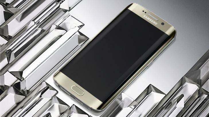 The S6 Edge is the same phone, but its curves gives it a different look and some unique functionality. Photo: Samsung