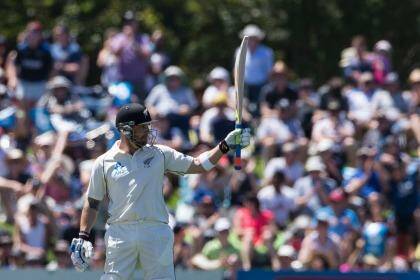 Brendon McCullum capped off his incredible year by becoming the first New Zealander to score 1000 Test runs in a calendar year.  Photo: Iain McGregor/Fairfax NZ