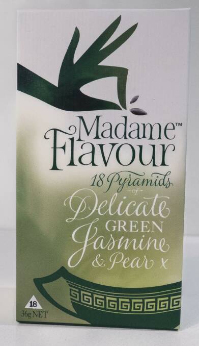 Madame Flavour's Green Jasmine and Pear tea. Photo: Luis Ascui