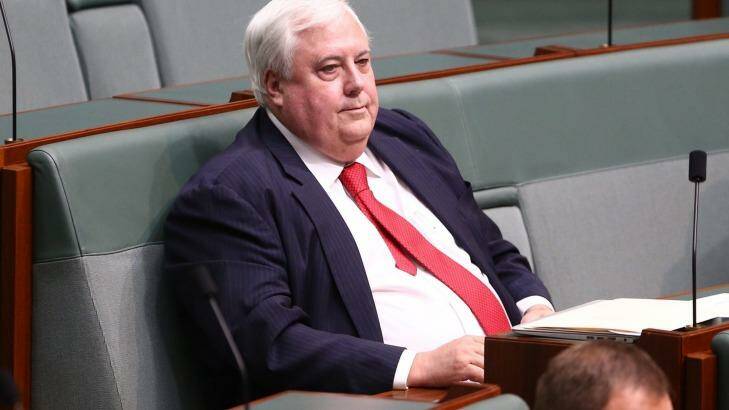 Clive Palmer. Photo: Andrew Meares