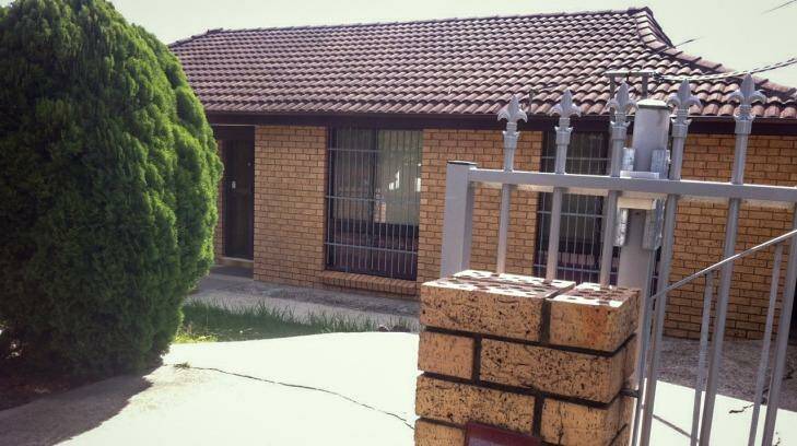 The Auburn house where a 16-year-old was allegedly planning a terror attack. Photo: James Alcock