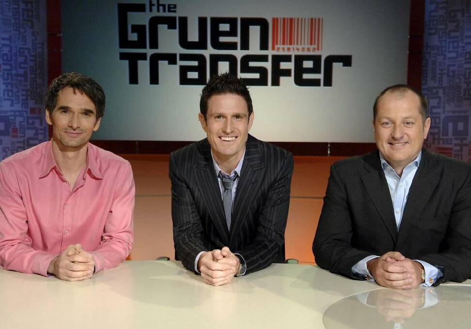 Todd Sampson, Wil Anderson and Russell Howcroft  from <i>The Gruen Transfer</i>. 