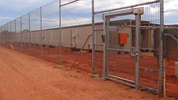 Facilities at the Curtin Detention Centre, in north Western Australia, await the arrival of asylum seekers.