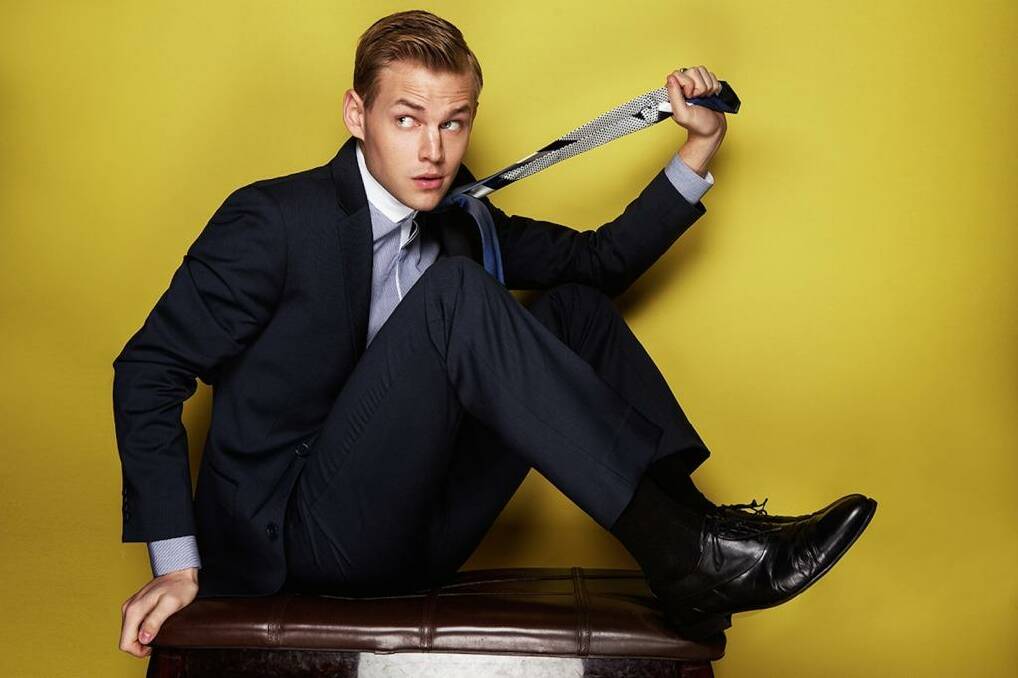 Laughing back: Joel Creasey says Joan Rivers told him comedy was the best revenge. 