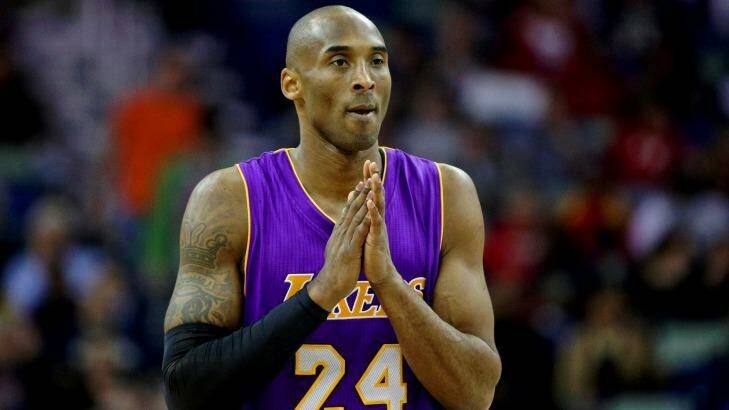 Retiring: LA Lakers star guard Kobe Bryant. Photo: USA Today Sports