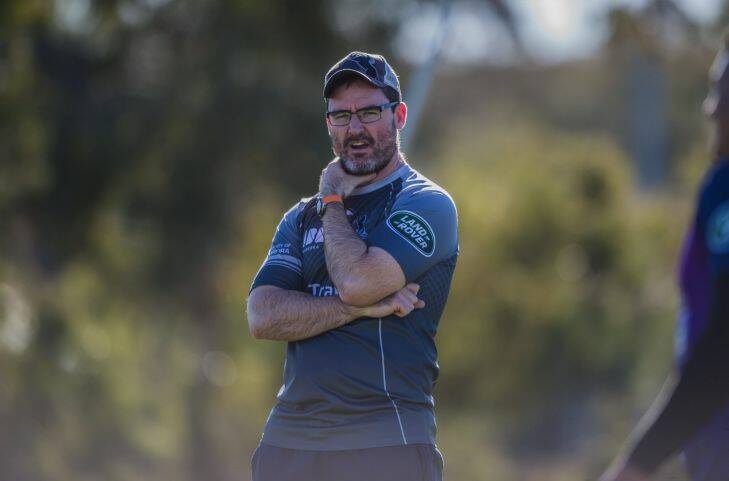 Assistant coach Dan McKellar will be named as the Brumbies Head coach for the 2018 season.  Photo by karleen Minney.