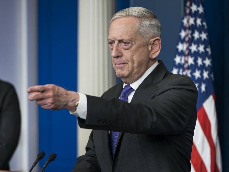US Defense Secretary General James Mattis denies the US is being dragged deeper into Syria (File).