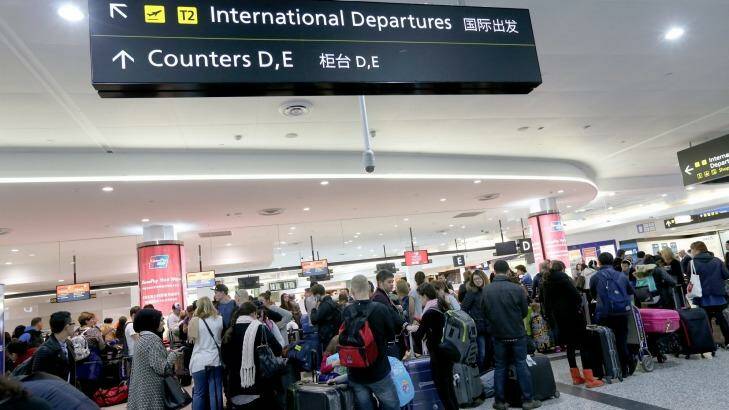 Industrial action by customs and immigration staff at international airports on Monday is expected to delay travellers. Photo: Wayne Taylor
