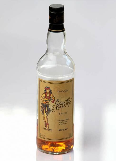 Rees is partial to rum and coke or lemonade. Sailor Jerry Spiced Caribbean Rum, pictured. Photo: Wayne Taylor