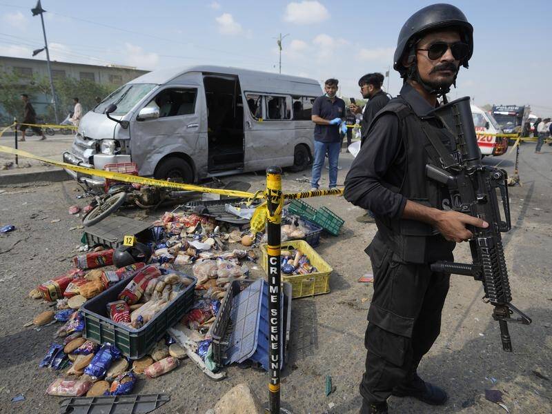 Pakistan's government praised police for quickly responding and foiling the attack. (AP PHOTO)
