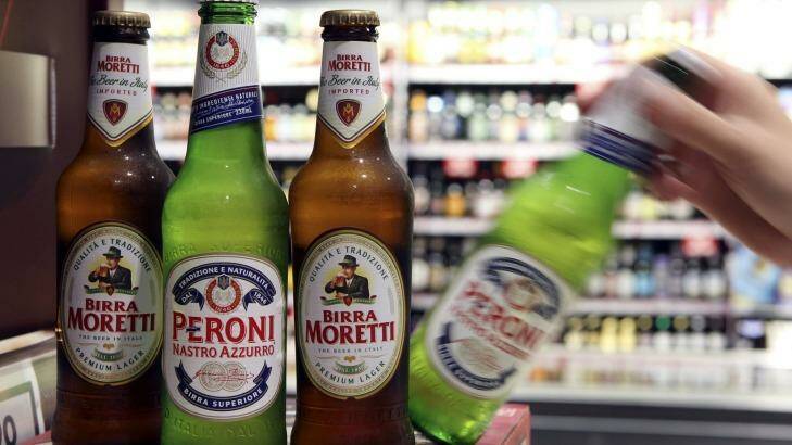 The deal, if consummated, would be the latest effort by Anheuser-Busch InBev to sell some parts of SABMiller to push ahead with their nearly $US103 billion merger. Photo: Rebecca Hallas RLH