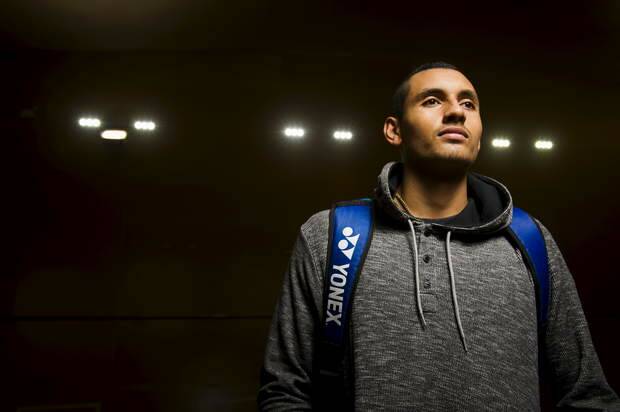 Sport Portrait of Nick Kyrgios after training at the AIS on Tuesday morning.
Filed: Tuesday, 29 July 2014 1:11:50 pm Photo: rohan.thomson.canberratimes@gmai