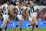 Collingwood have consigned the Brisbane Lions to their worst start to an AFL season in six years. (Darren England/AAP PHOTOS)