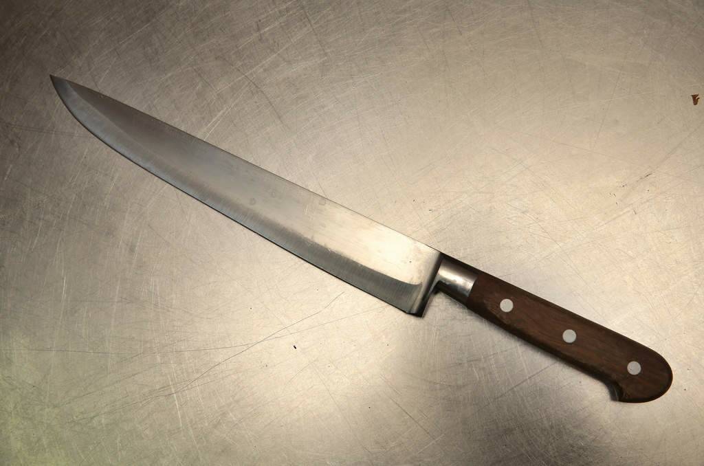 Christophe Gregoire's kitchen knife.