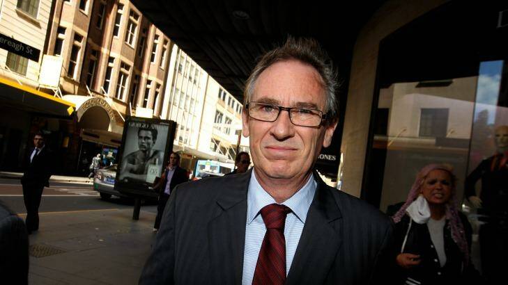 Removed from committees: Londonderry MP Bart Bassett outside the ICAC.. Photo: Ben Rushton/Getty Images