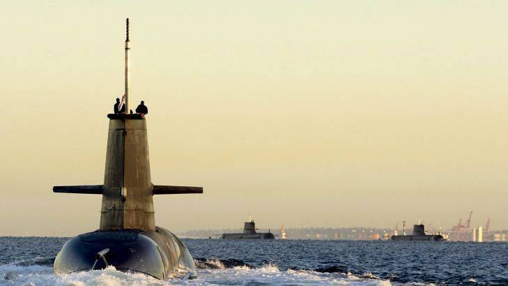 The government has stopped short of promising to build the submarine fleet at home. Photo: Damian Pawlenko