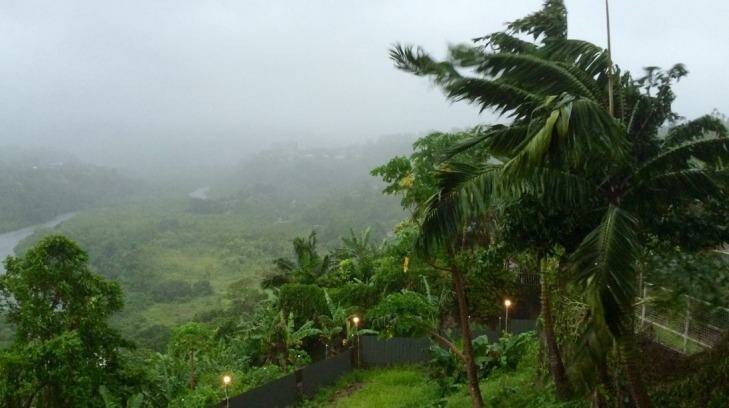 Fiji's capital Suva ahead of cyclone Winston's landfall.  Photo: Alice Clements