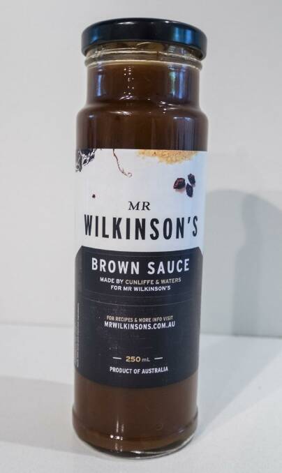 Mr Wilkinson's Brown Sauce. Photo: Luis Ascui