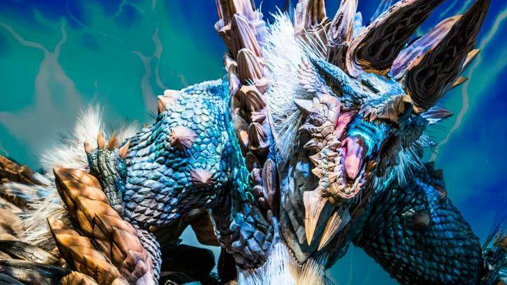 Watch out for Zinogre deep in Monster Hunter: The Real. Photo: Universal Studios Japan
