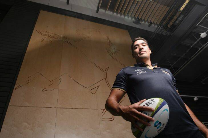 Brumbies recruit Richie Arnold is 208 cm tall. Photo: Sitthixay Ditthavong