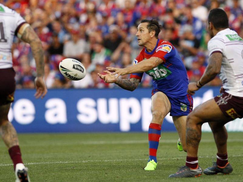 Newcastle's Mitchell Pearce faces his old NRL club the Sydney Roosters for the first time next week.