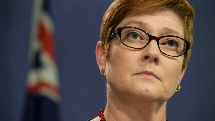 Defence Minister Marise Payne declined to give details of the RAAF's involvement. Photo: Louie Douvis