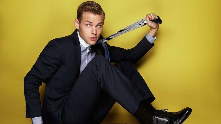 Laughing back: Joel Creasey says Joan Rivers told him comedy was the best revenge. 