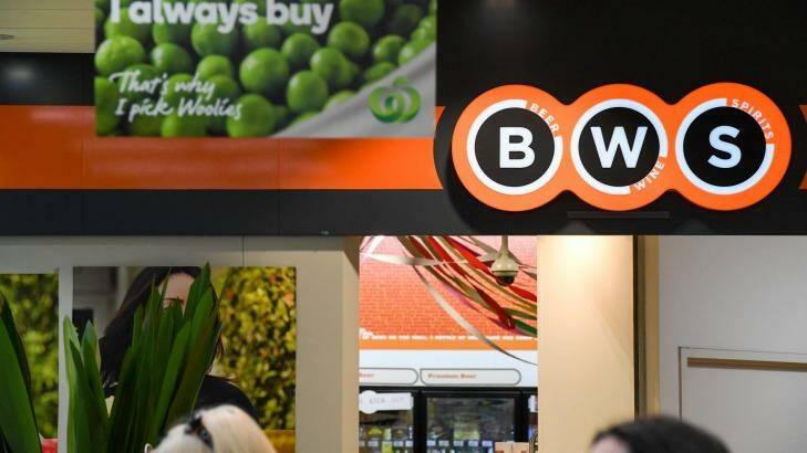 Woolworths' booze business - which includes the BWS, Dan Murphy's and Cellarmasters chains - has been a bright spot in the result.  Photo: Peter Rae